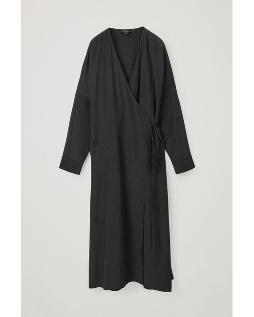 cos wrap dress