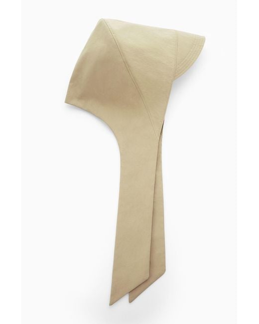 COS Natural Hooded Scarf