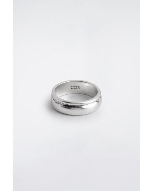 COS Multicolor Double-Band Ring for men