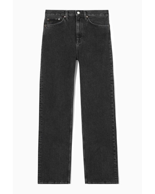 COS Black Column Jeans - Straight