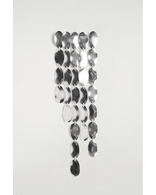 COS White Chainmail Brooch