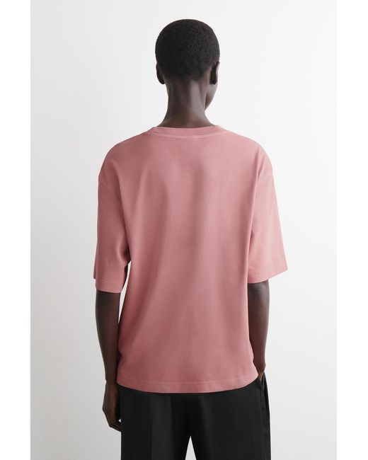 COS Pink Oversized T-Shirt