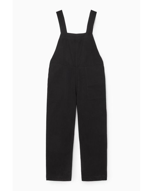 COS Black Straight-leg Dungarees