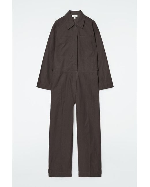 COS Brown Twill Boilersuit