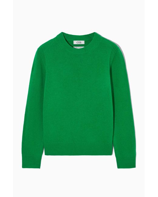 COS Green Pure Cashmere Jumper