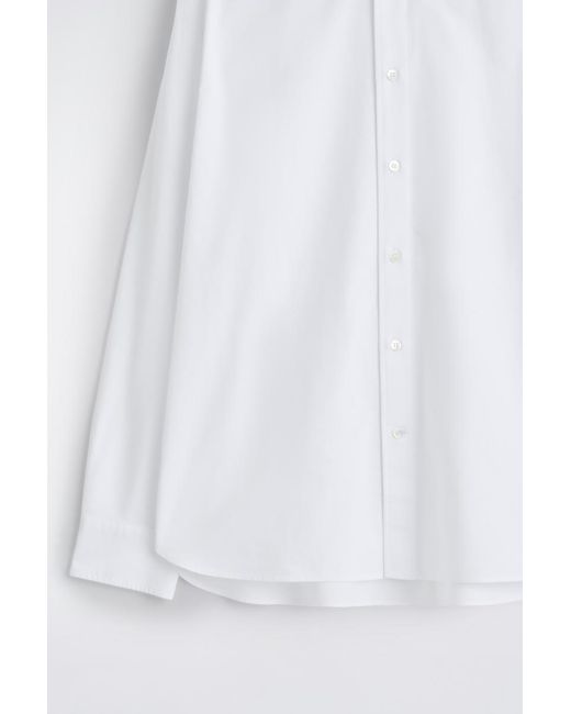 COS White Cotton Oxford Shirt for men