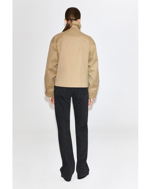 COS Natural Rounded Short Trench Jacket
