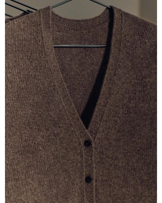 COS Brown Cashmere Tank Top