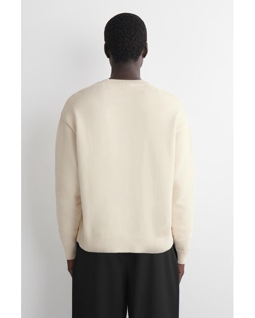 Maglione Girocollo di COS in White da Uomo