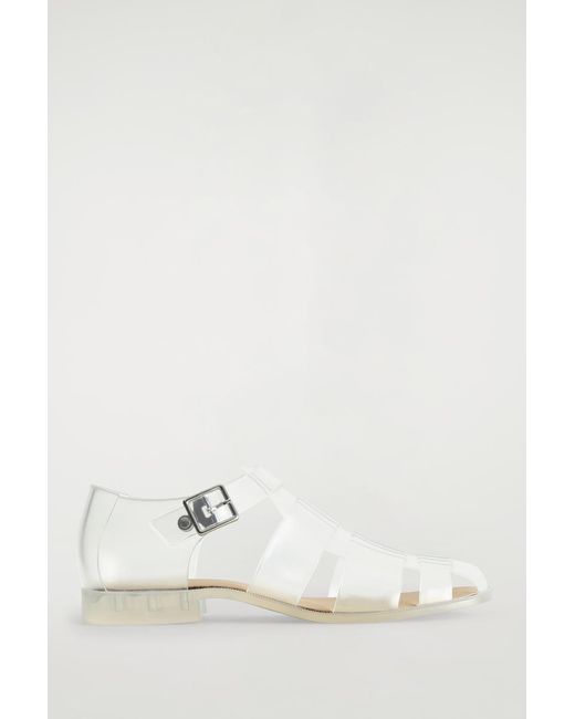 COS White Jelly Fisherman Sandals