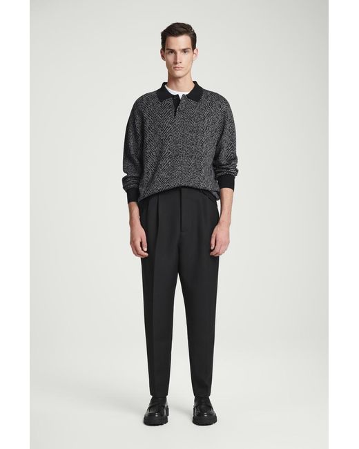COS Schmal Geschnittene Zigarettenhose in Gray für Herren
