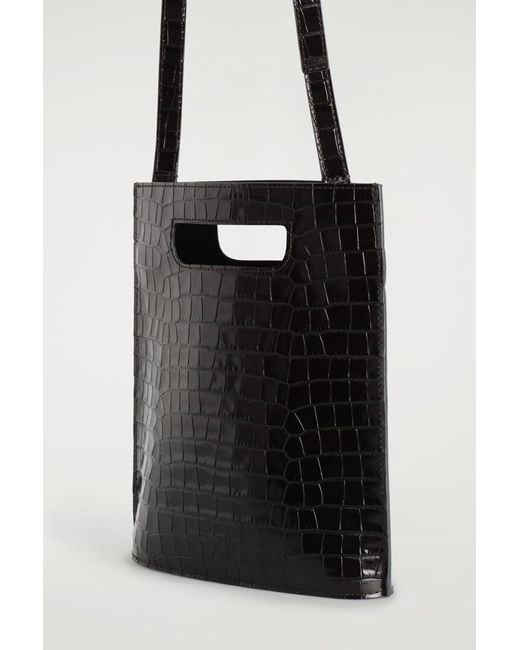 COS Black Folio Mini Bag