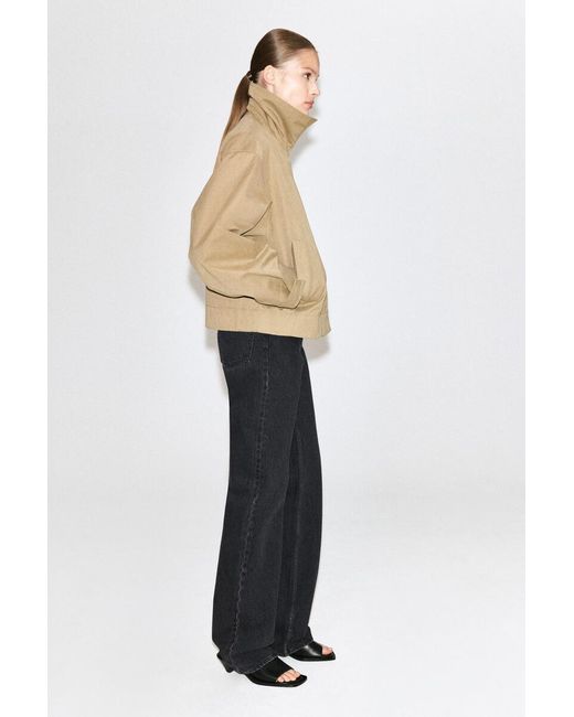 COS Natural Rounded Short Trench Jacket