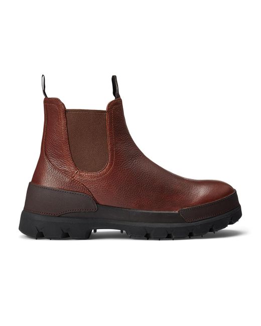 Polo Ralph Lauren Oslo Chelsea Boots in Brown for Men | Lyst