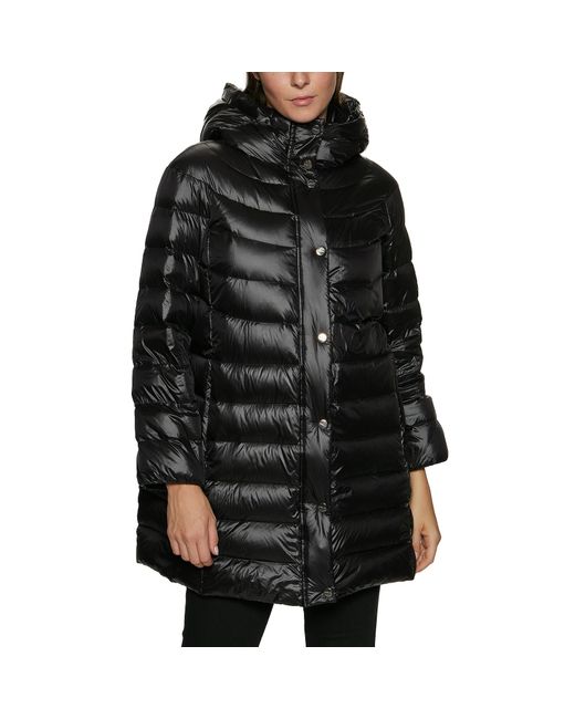 Marella Yoro Quilted Down Jacket in Black | Lyst