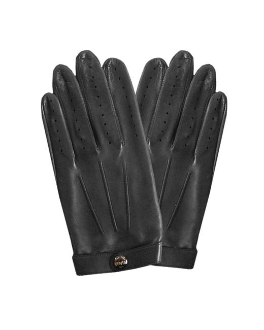 Dents James Bond Spectre Perforated Leather Driving Gloves in Black for ...