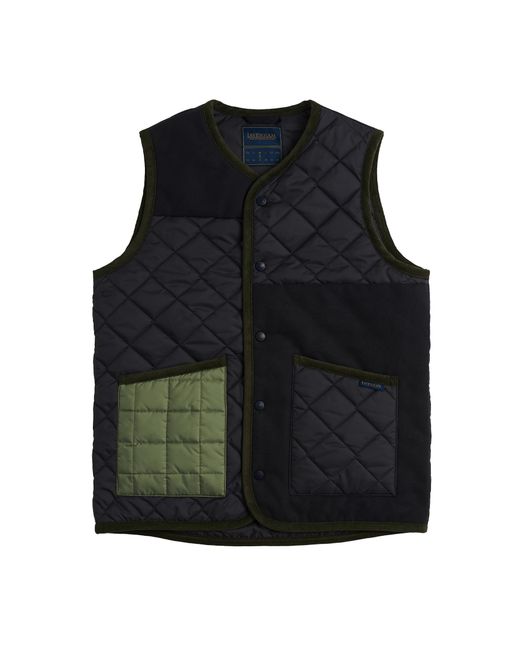 Lavenham Patchwork Thornham Gilet in Dark Navy (Black) for Men | Lyst