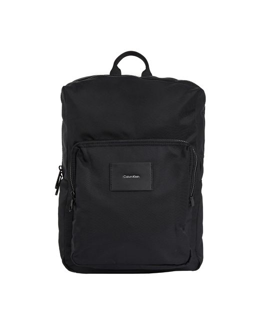 Calvin Klein Must Squared Campus Backpack in Black for Men | Lyst