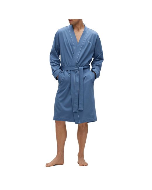 BOSS by HUGO BOSS Kimono Dressing Gown in Bright Blue (Blue) for Men