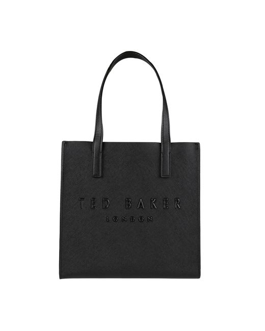 Seacon - borsetta icona nera con motivo crosshatch di Ted Baker in Black