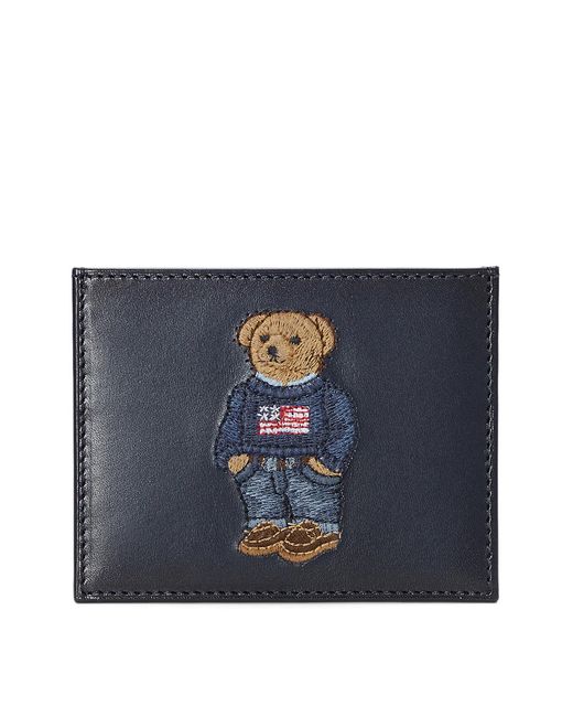 Polo Ralph Lauren Bear Card Holder in Navy (Blue) for Men | Lyst UK