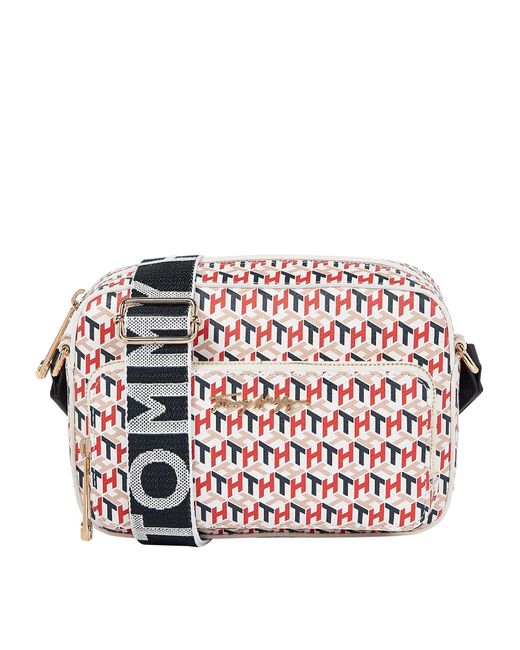 Tommy Hilfiger Iconic Camera Bag in Red | Lyst UK