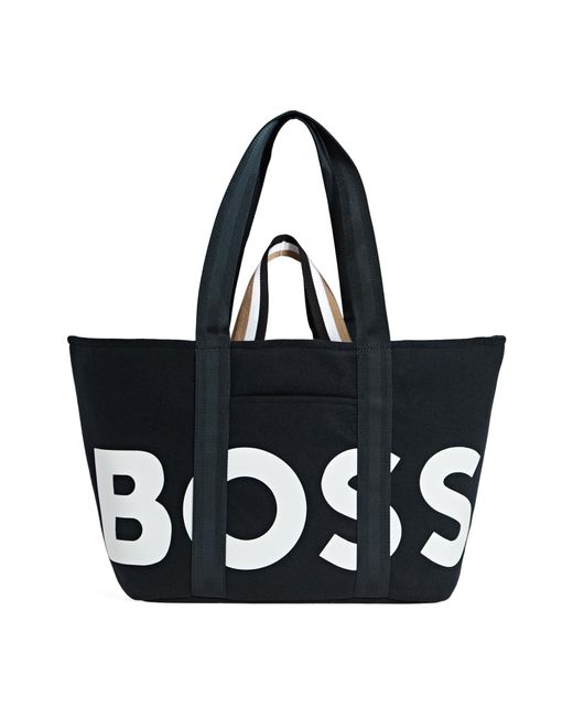 BOSS by HUGO BOSS Deva Tote Shopper Bag in Dark Blue (Black) Lyst