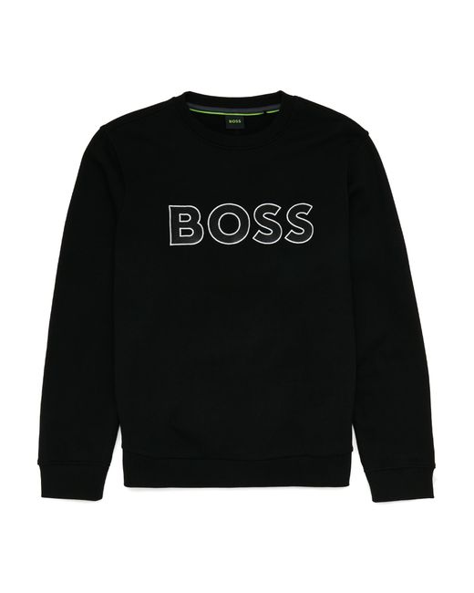 fictie Omleiden lezing BOSS by HUGO BOSS Salbo Sweater in Black for Men | Lyst