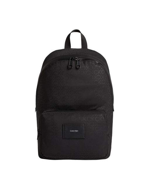 Calvin Klein Ck Must T Mono Campus Backpack in Black for Men | Lyst