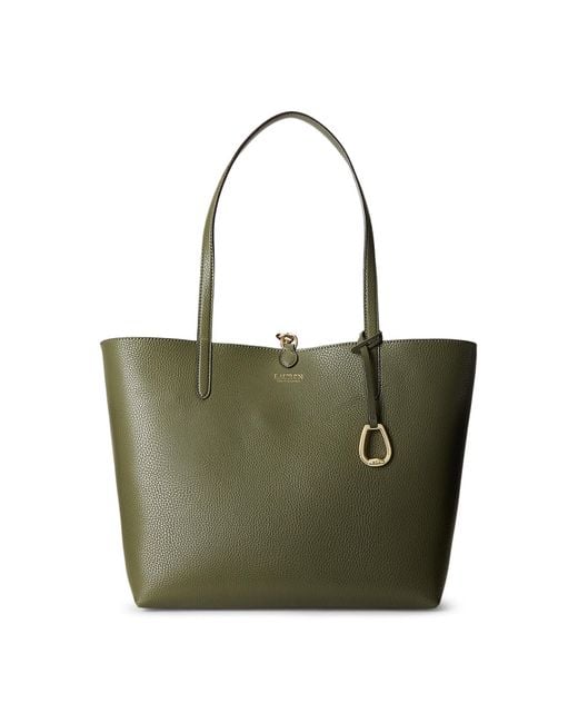Lauren by Ralph Lauren Reversible Faux Leather Tote Shopper Bag in