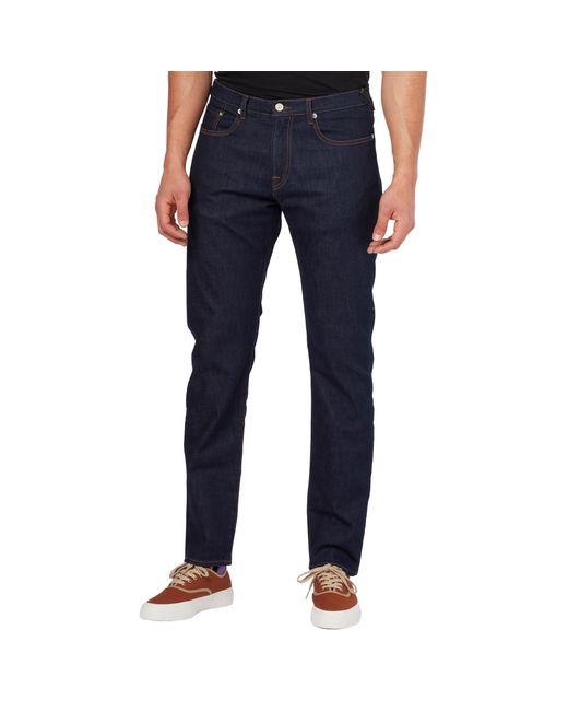 Tapered-Fit Crosshatch Stretch Jeans Atterley Men Clothing Jeans Stretch Jeans 