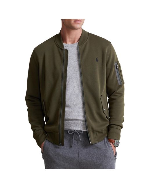 polo double knit jacket