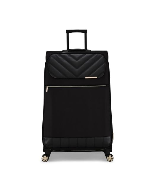Ted Baker Albany Eco Large 4wl Trolley Luggage in Black | Lyst