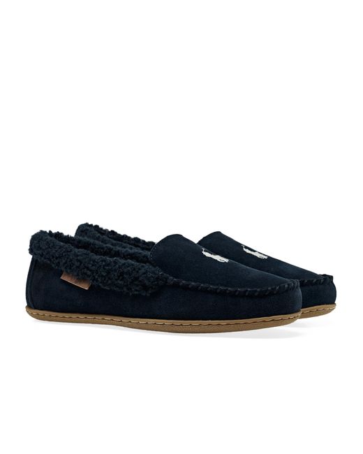 Polo Ralph Lauren Collins Slippers in Blue | Lyst