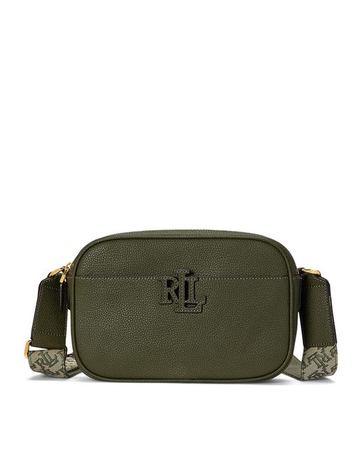 Borsa a Mano Pebbled Leather Carrie Crossbody di Lauren by Ralph Lauren