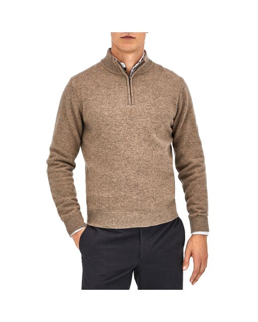 Hackett Lambswool Half Zip Sweater for 