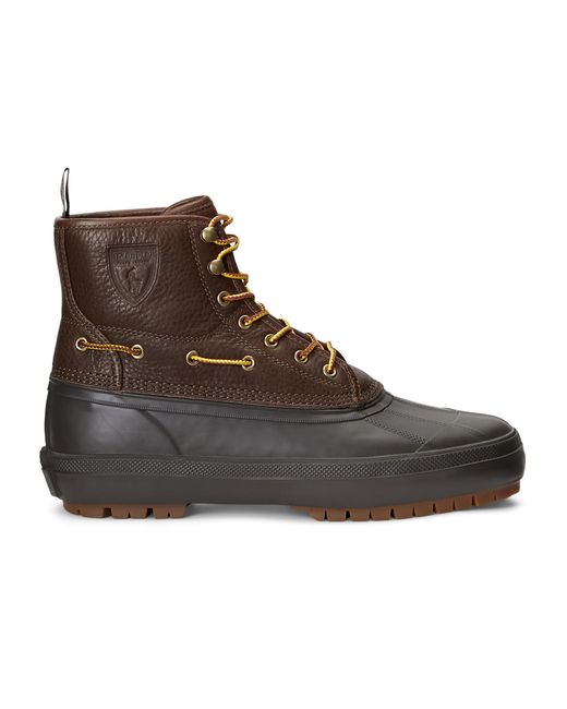 Polo Ralph Lauren Claus Laceup Boots in Brown for Men | Lyst