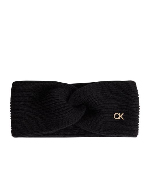 Calvin Klein Relock Head Band Headband in Black Lyst