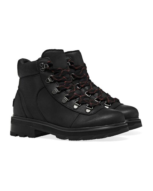 Sorel Lennox Hiker Stkd Wp Nu Boots in Black Lyst