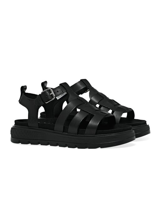 Timberland Ray City Fisherman Sandals in Black | Lyst