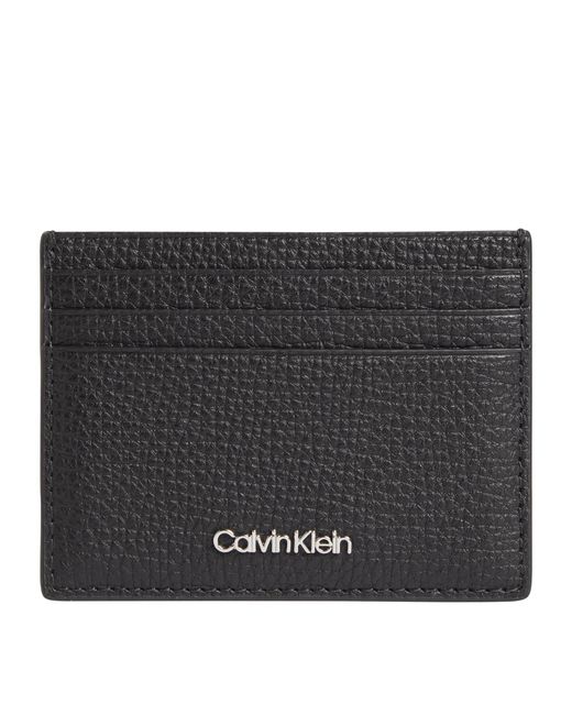 Calvin Klein Minimalism Card Holder in Black for Men | Lyst