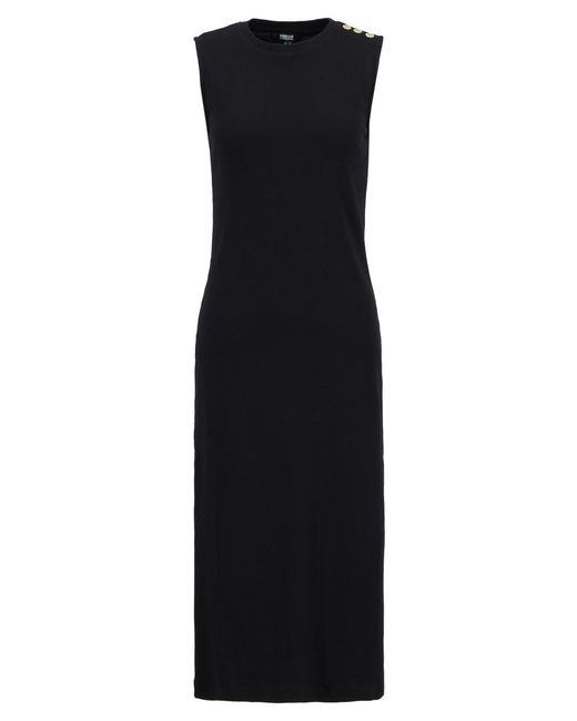 Barbour Black Hadfield Midi Dress