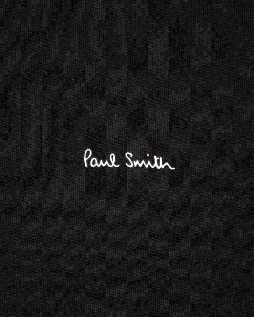 Paul Smith Black 3 Pack Script Logo T-Shirts for men
