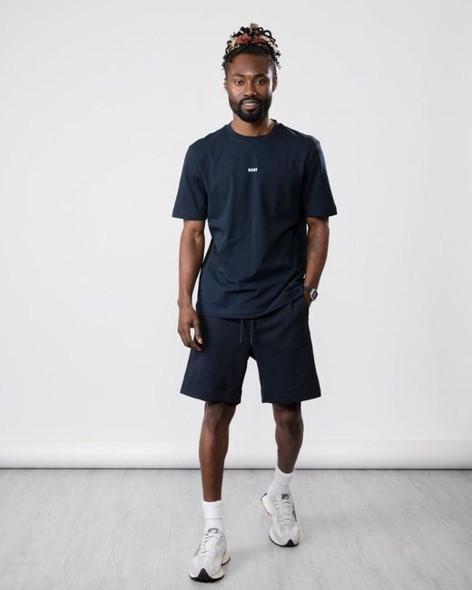 Boss Blue Tchup Crew Neck Small Logo T-Shirt Nos Size: M for men