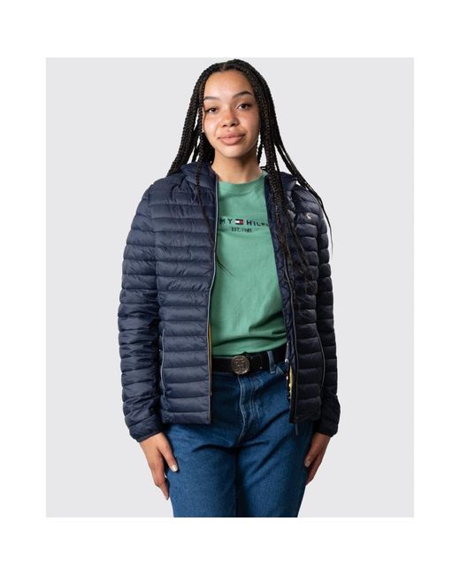 Joules Blue Water Resistant Packable Puffer Coat