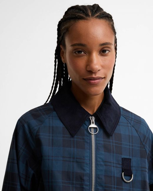 Barbour Blue Baiton Casual Tartan Jacket