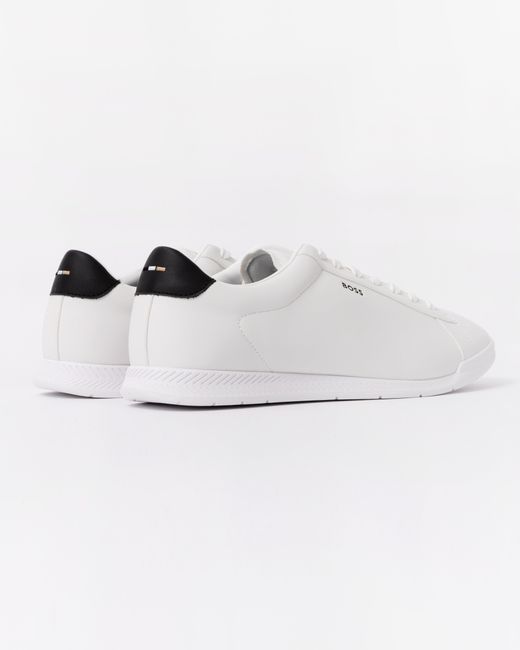 Boss White Nitan Lowp Pltd Trainers for men