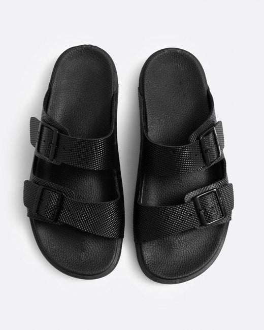 Boss Black Surfley Twin-strap Sandals for men
