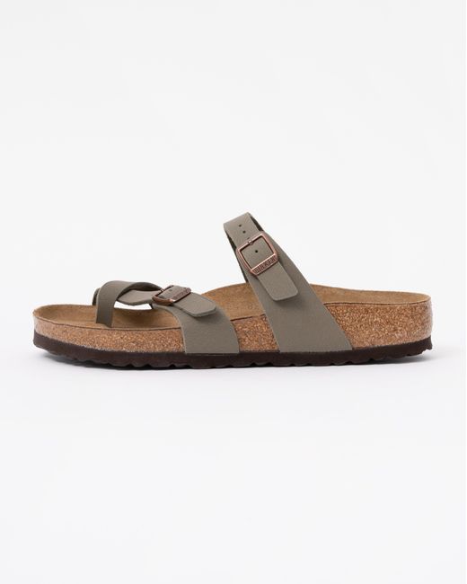 Birkenstock Brown Mayari Birko Flor Sandals