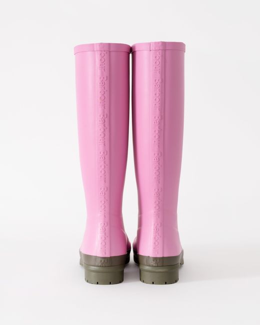 Barbour Pink Abbey Wellingtons